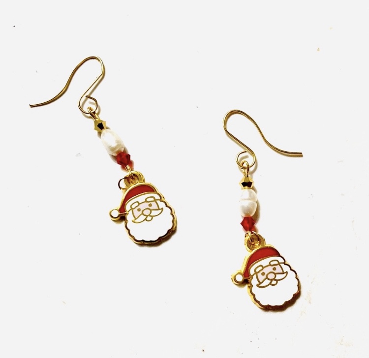 Image of Santa Claus Earrings 